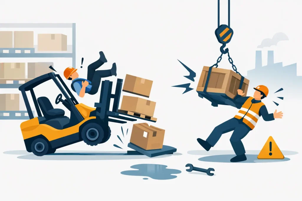 What Causes Forklift Accidents at Work?