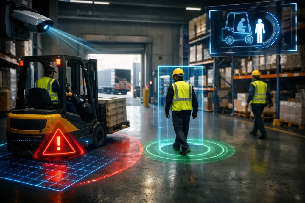 AI Safety Deployment for Safer Warehouse Traffic