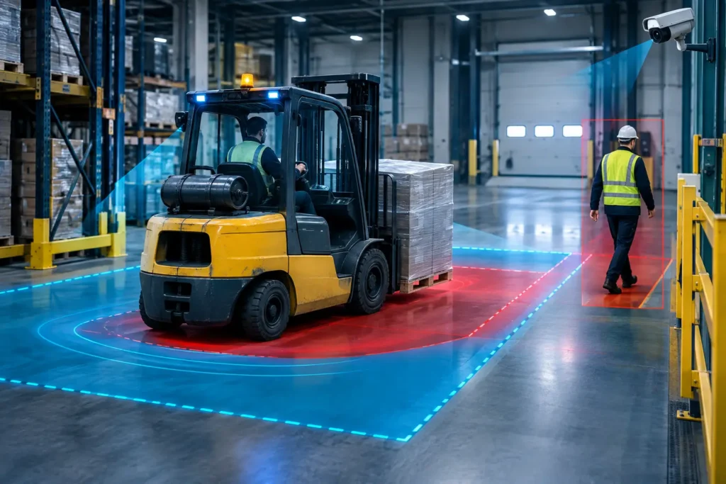 How to Create Forklift Exclusion Zones Safely